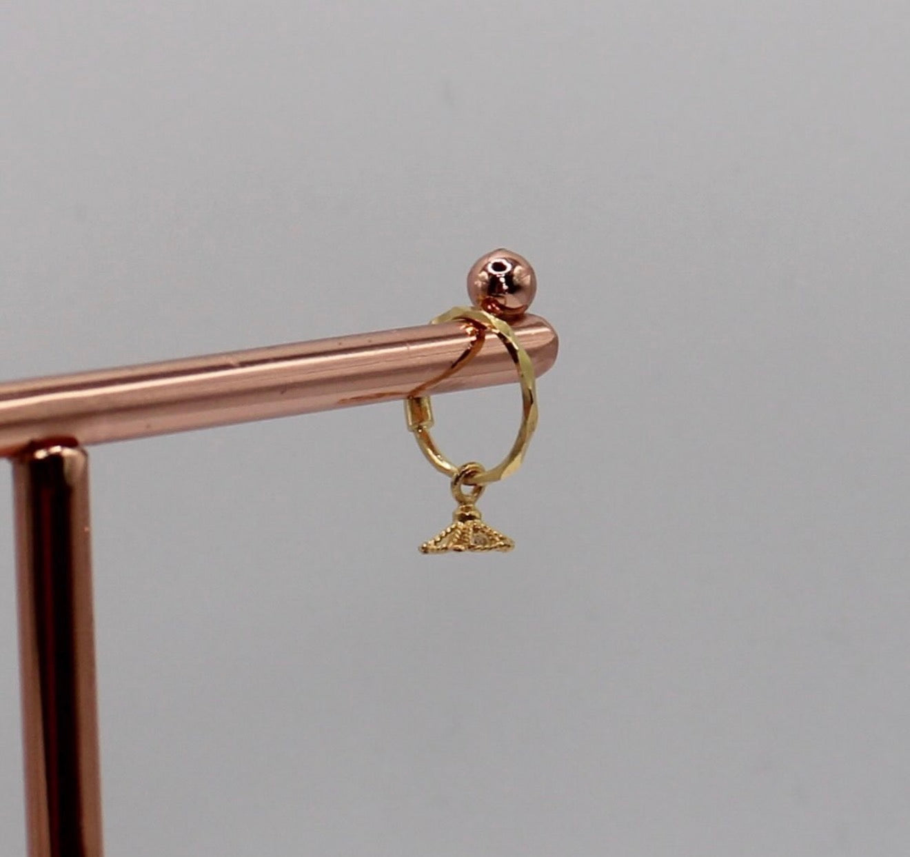 Micro-Jhumka Hoop | 9mm