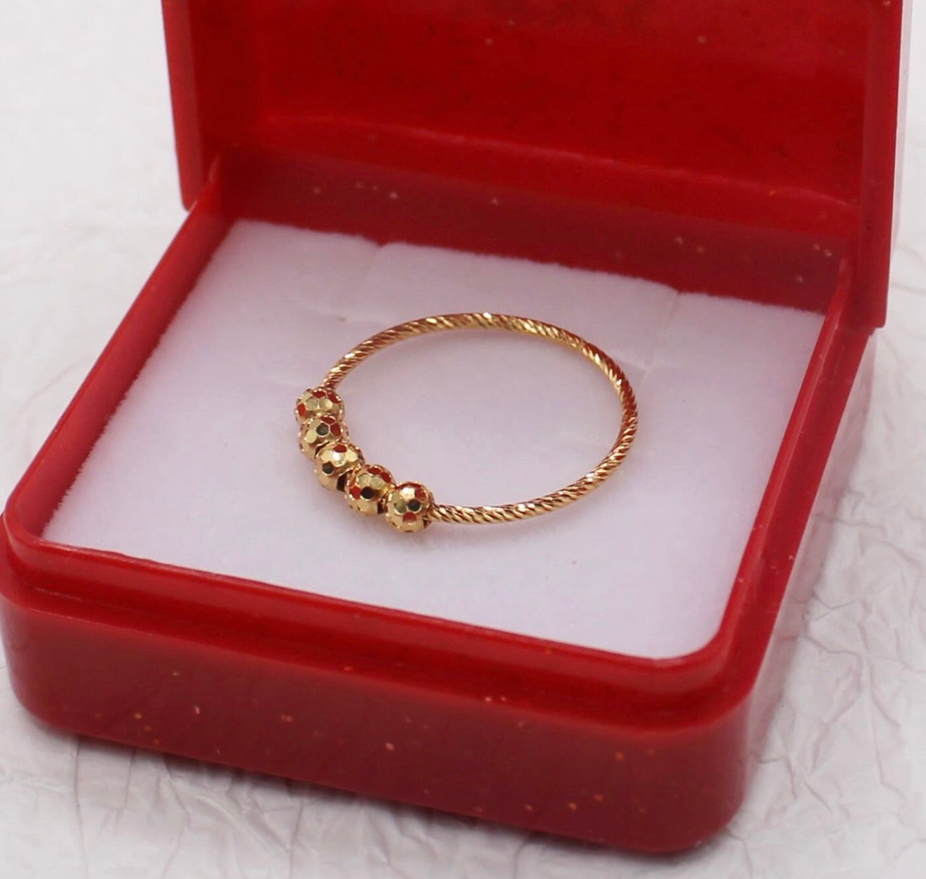 Dainty Ball Ring | Size L