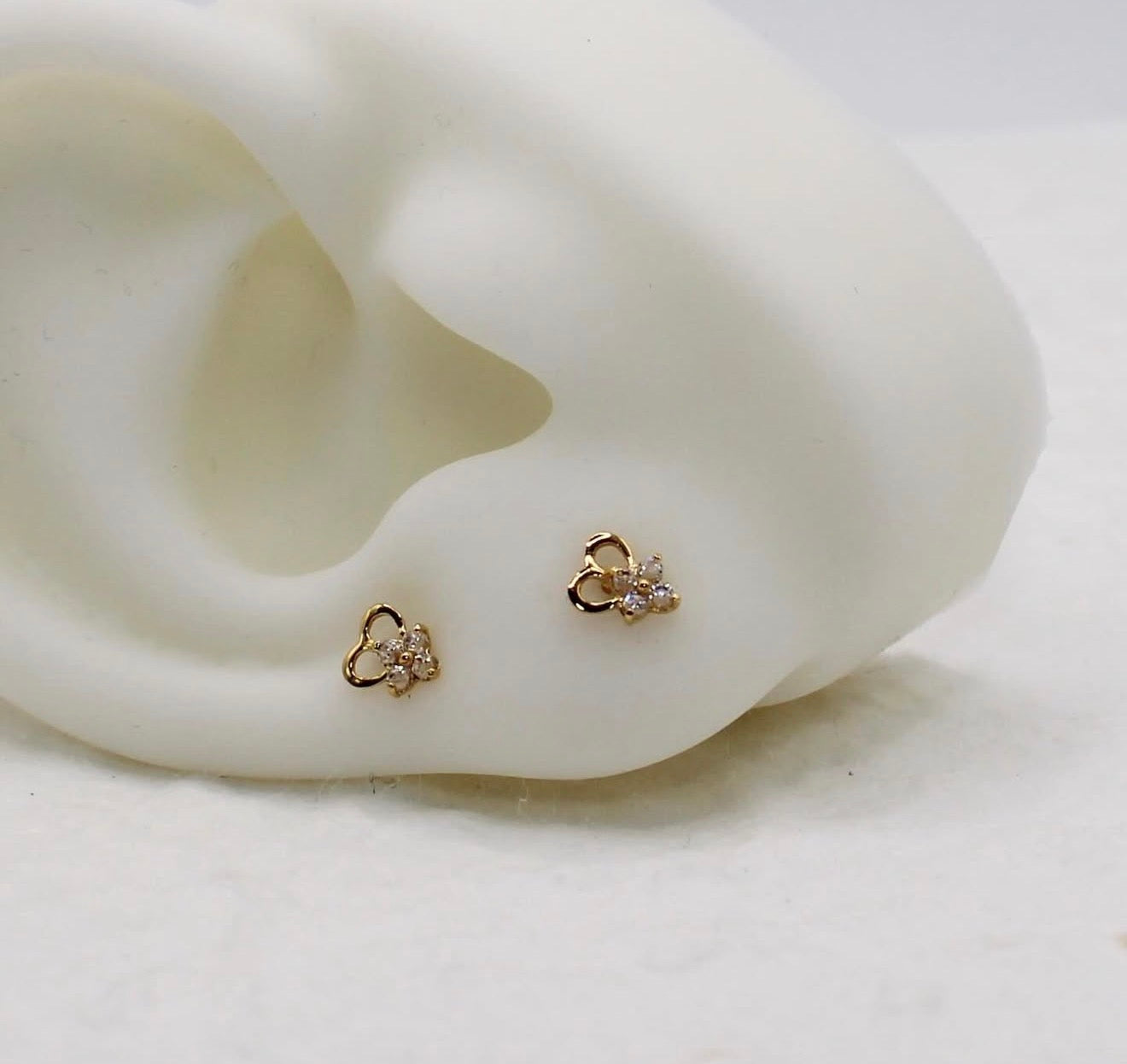 Diamond Heart Stud