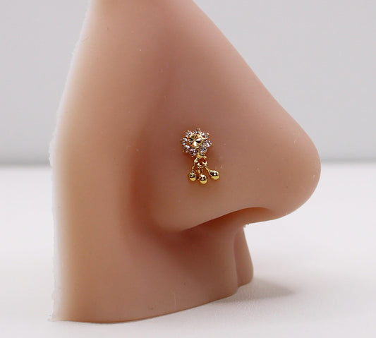 Dangly Flower Stud