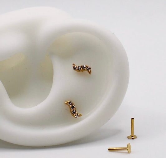 Wavy Stud | single piece