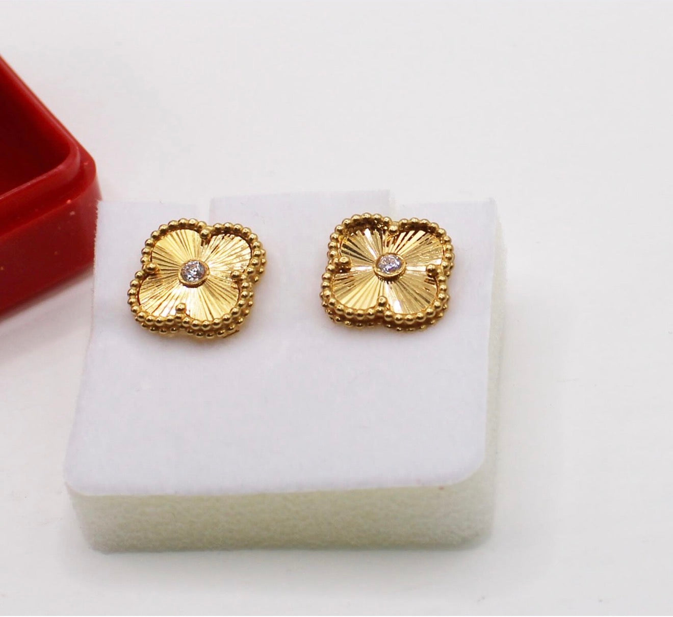 Heavyweight Clover Studs | 12.5mm
