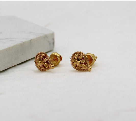 Teardrop Studs | 22carat