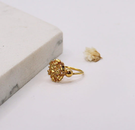 Round Gold Hoop