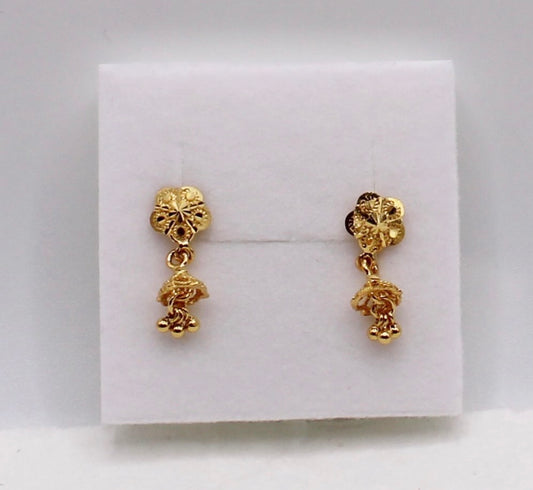 Super-mini Flower Jhumka