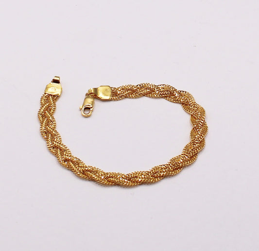 Flat Plaited Bracelet