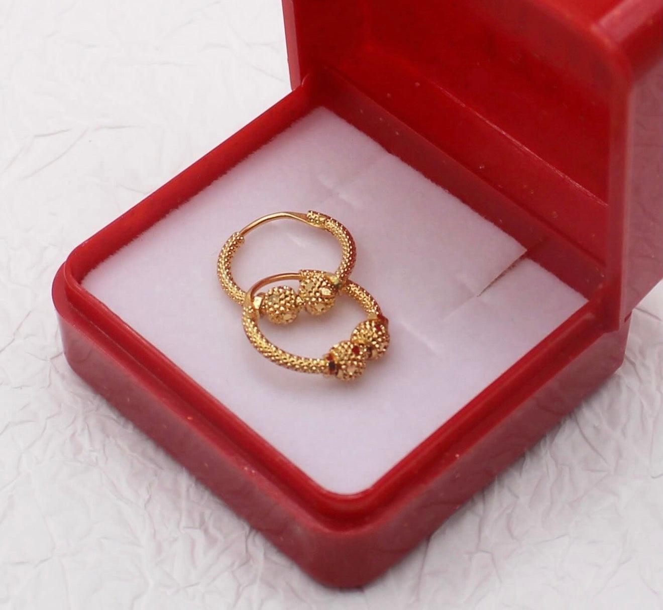 Small Twin-Ball Hoops | 11mm