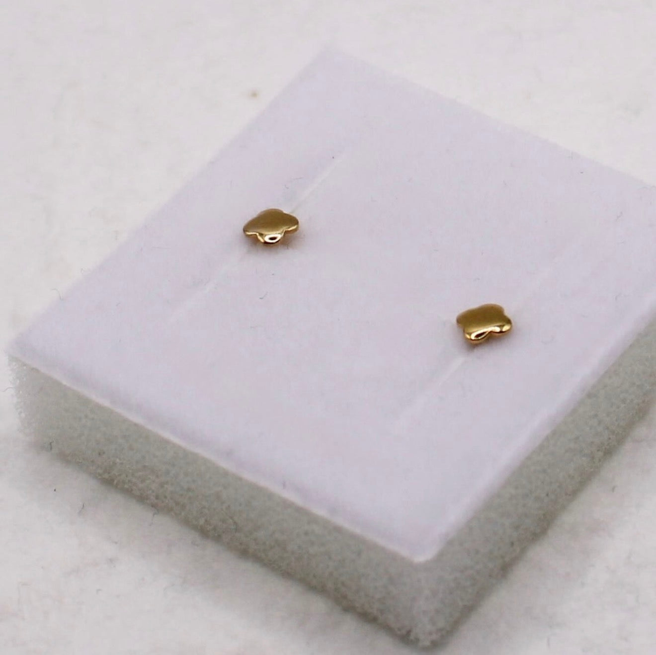 Super Tiny Clover Studs | 3mm