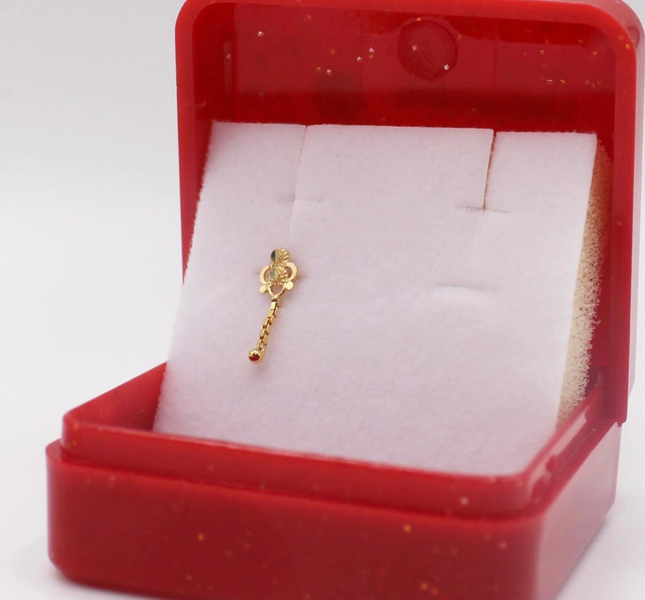 Dainty Chain Stud | 14carat