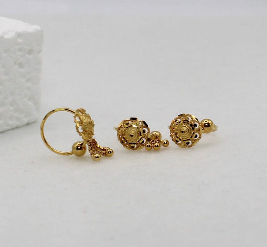 Round Lace Hoop | 18carat