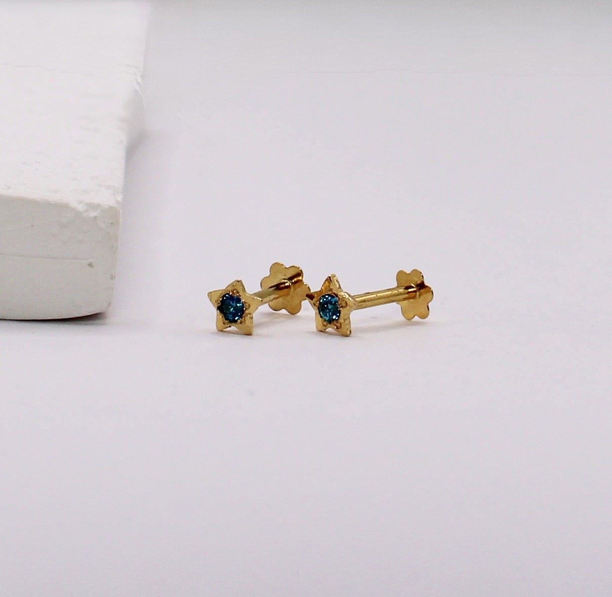 Blue Star Studs