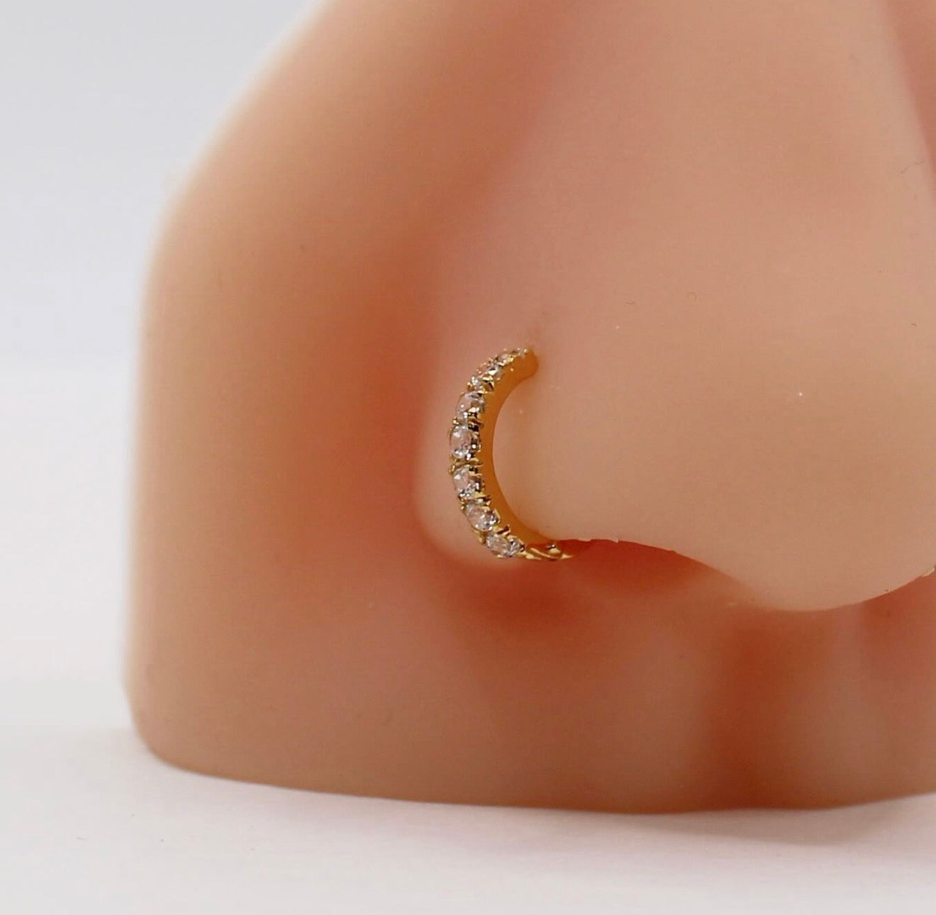 Chunky-ish Sparkly Hoop