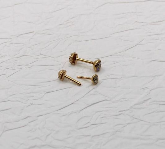 Double Sided Stud | 18carat
