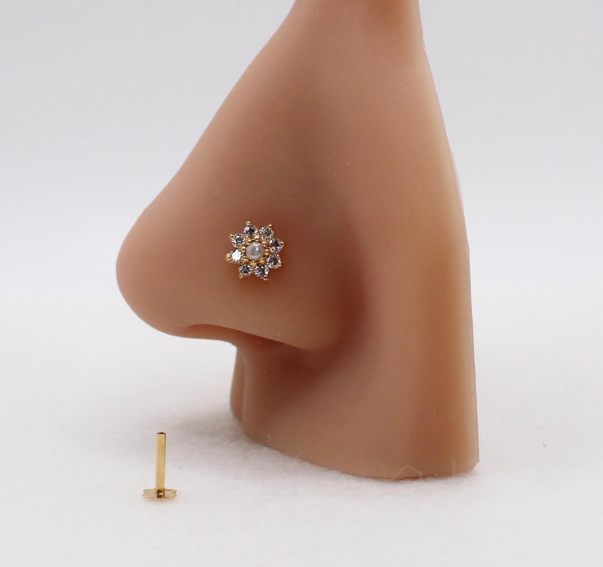 Flower Pearl Studs