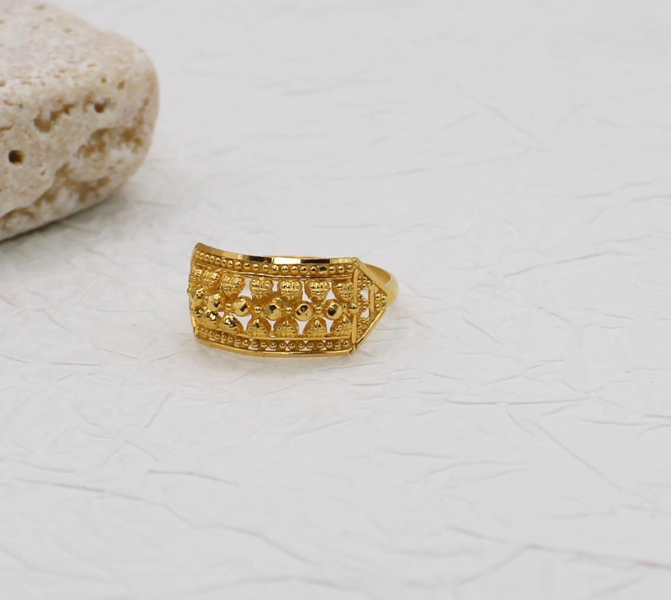 Traditional Gold Ring | Size P