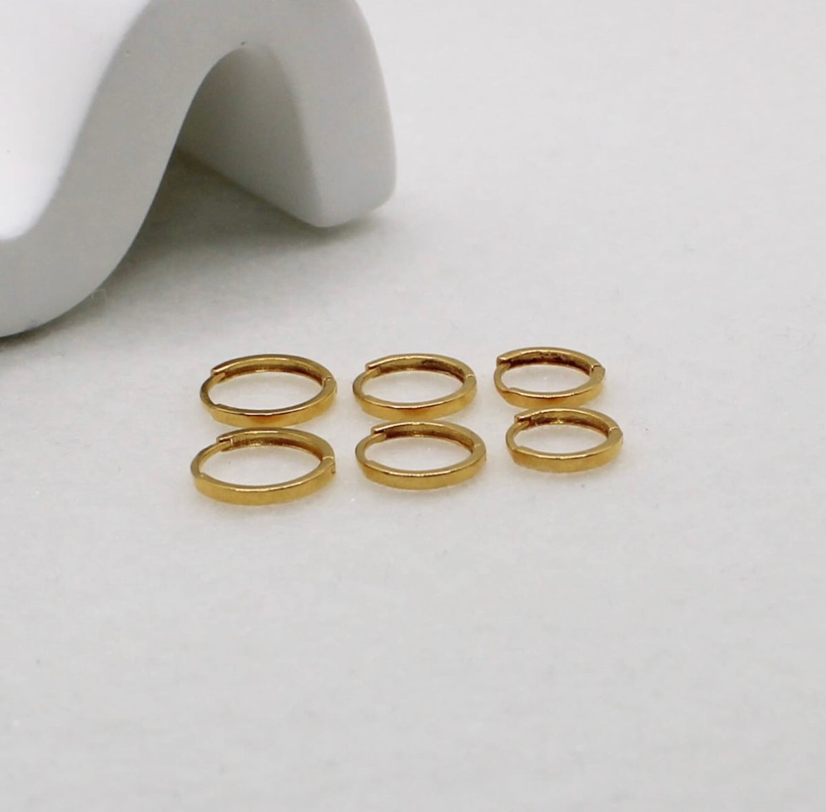 Dainty Click On Hoops | 18carat