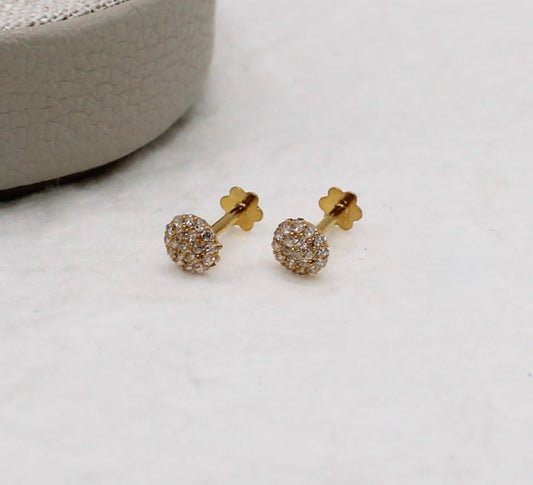 Sparkle Round Studs
