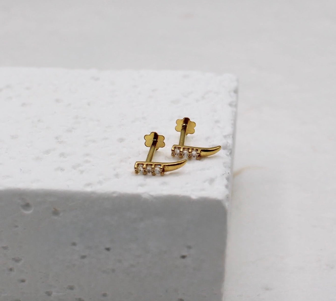Sparkly Long Studs