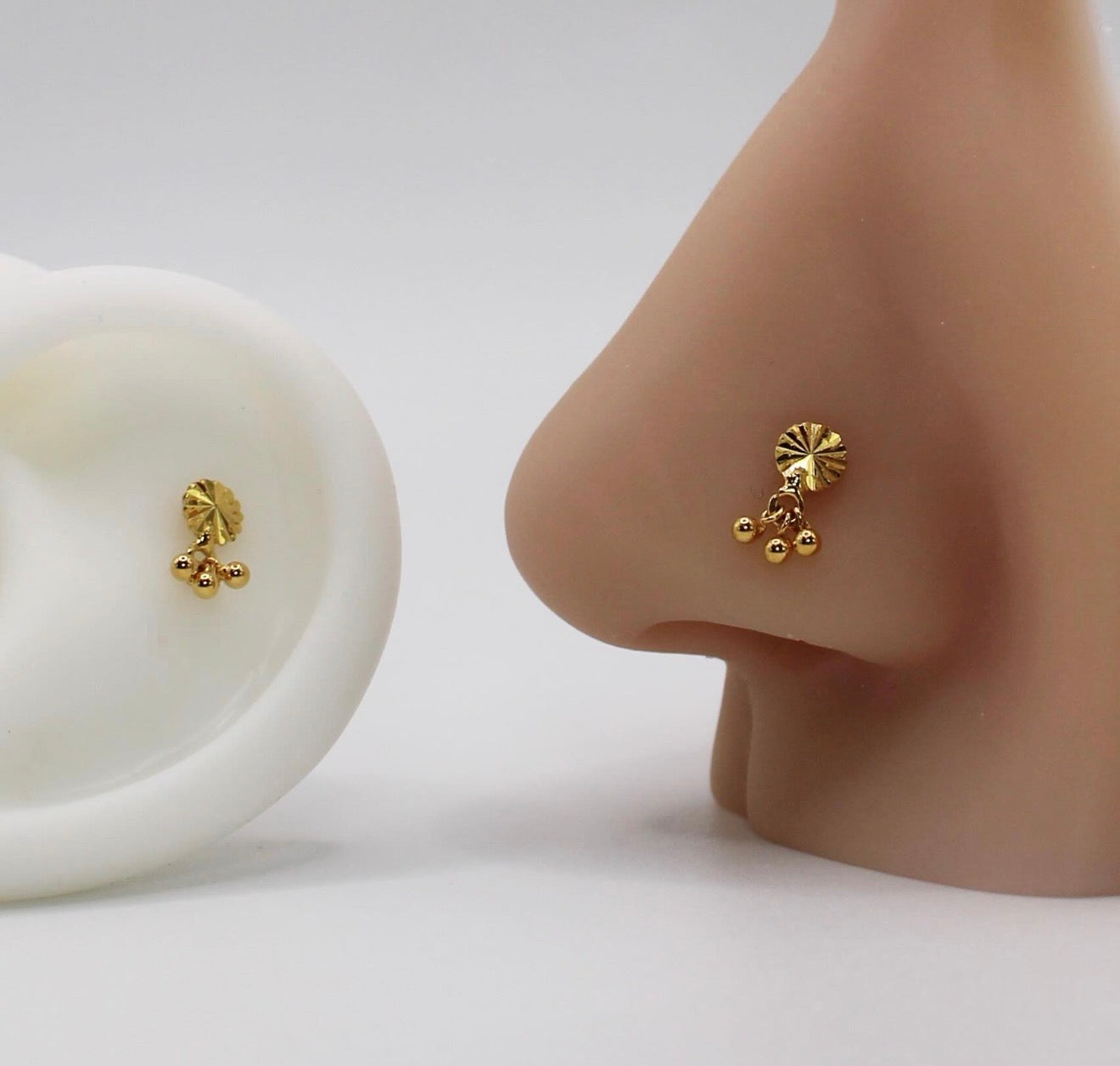 Tiny Dangly Studs