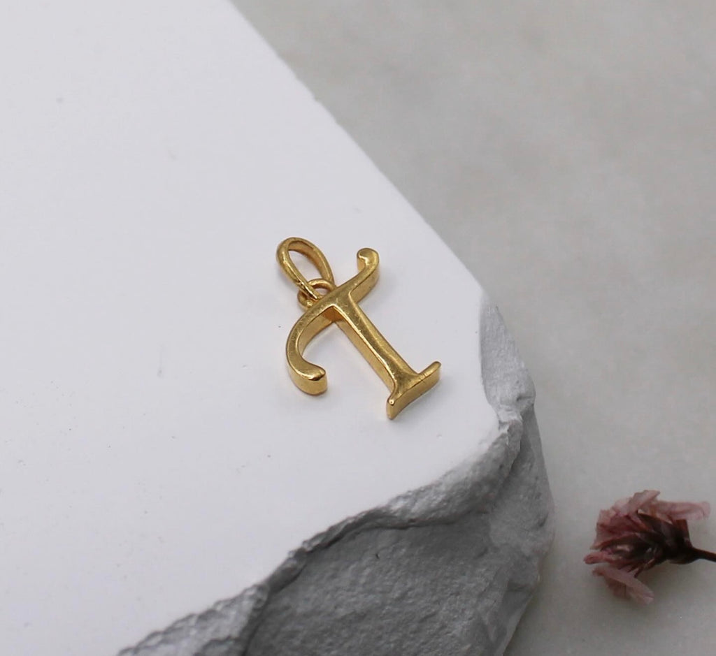 22carat Initial ‘T’ Pendant