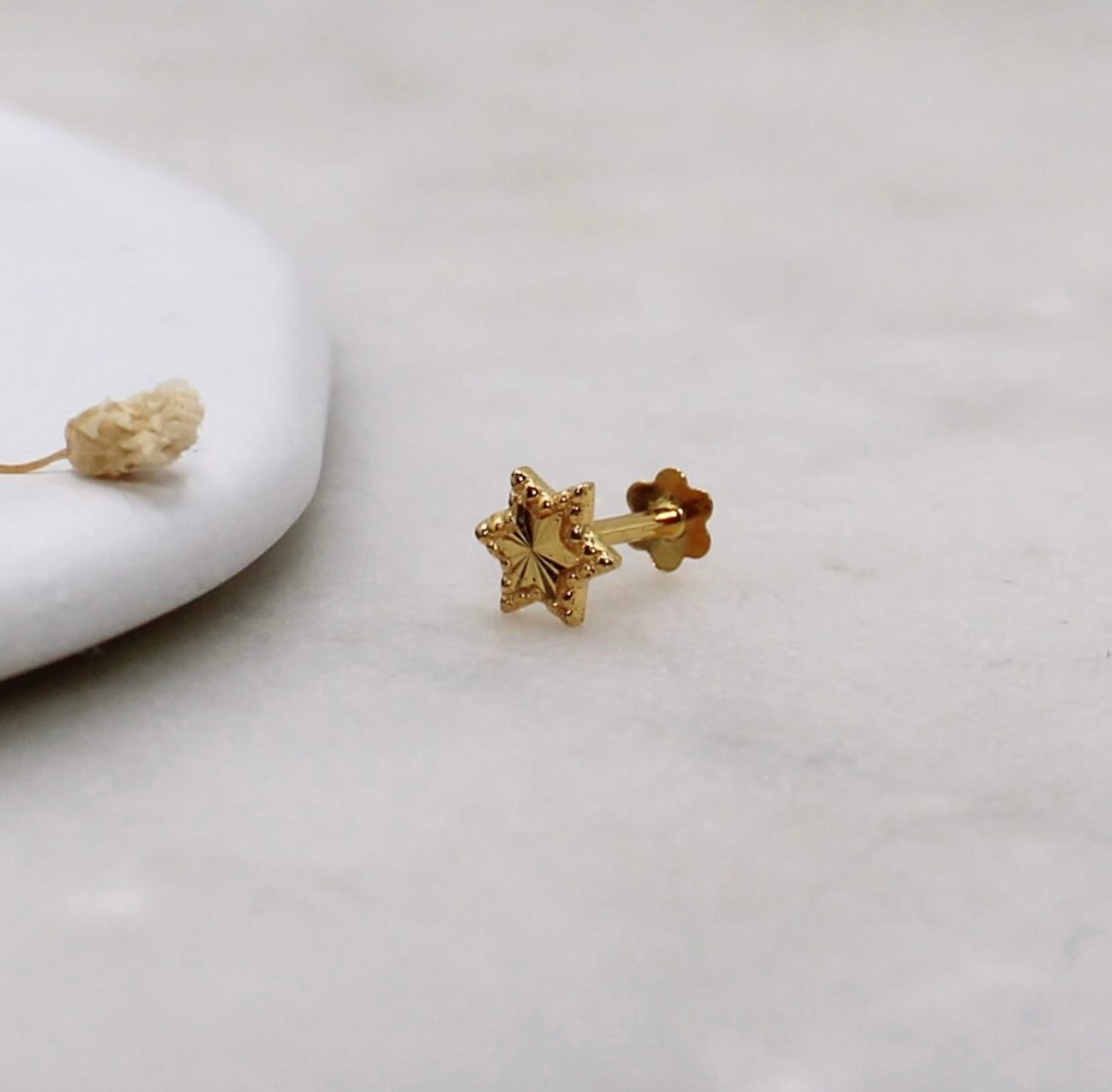 Dotted Star Stud