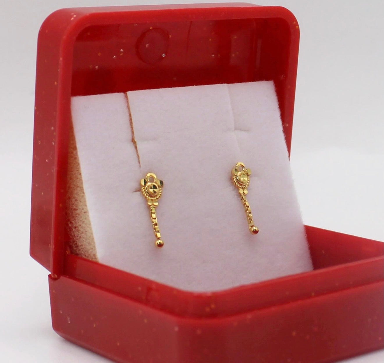 Super Dainty Chain Studs | 14carat