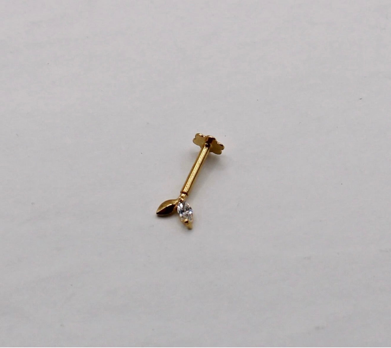 Vertical Helix Piercing Tulip Stud | 4mm