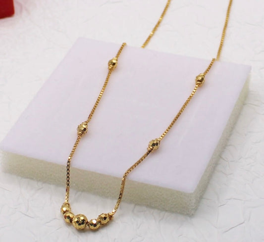Dainty Beaded Necklace | 22carat