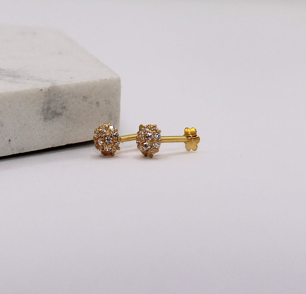 Sparkly Mini Dome Studs
