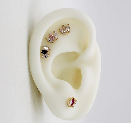 Tulip Studs | 6mm