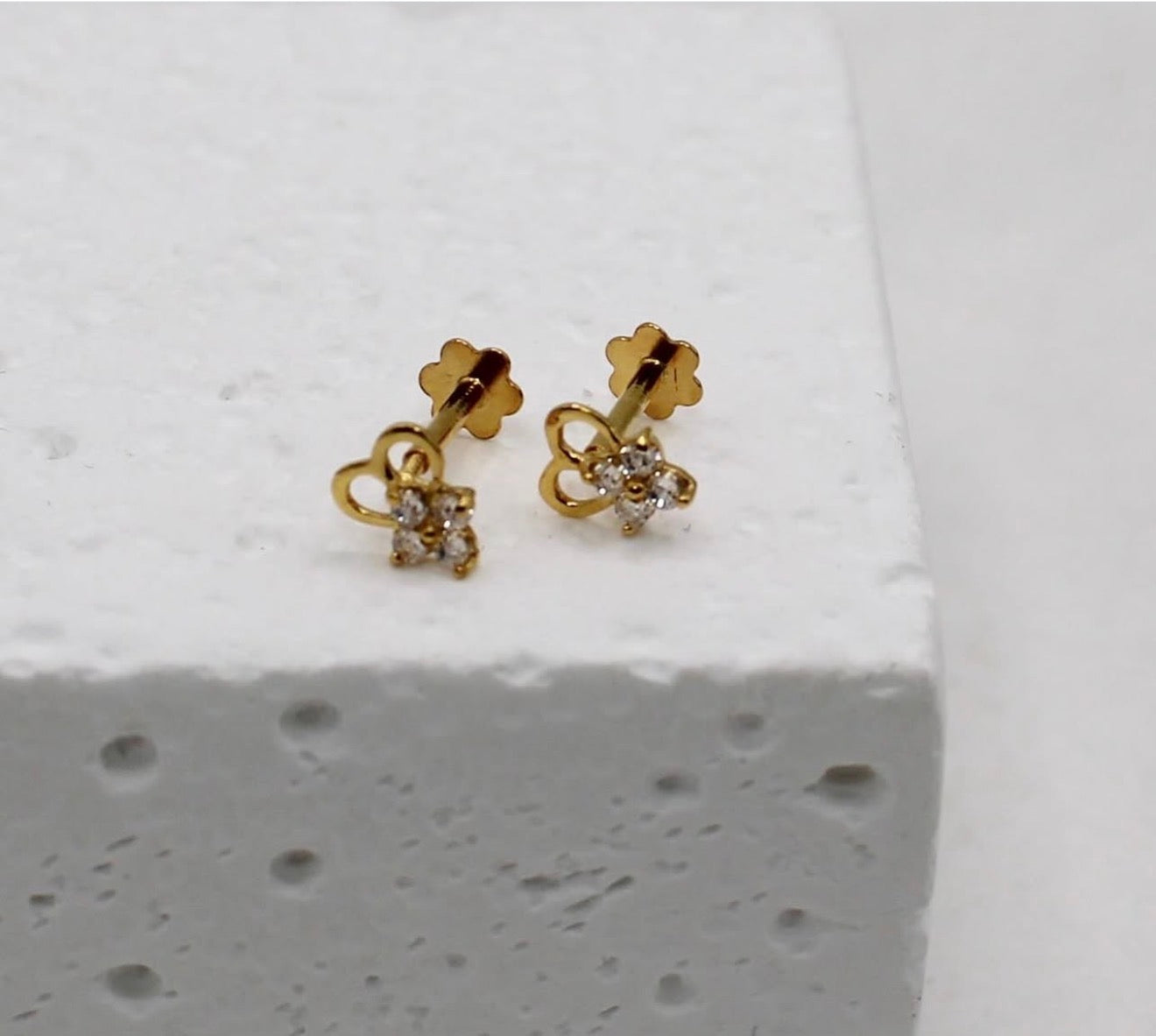 Diamond Heart Stud