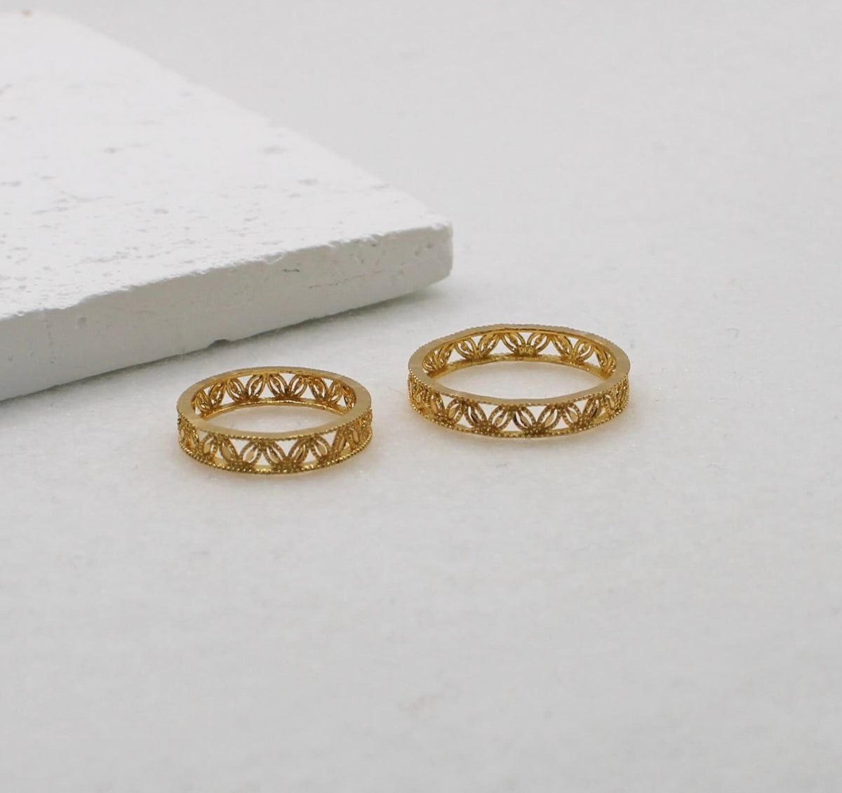 Leafy Filigree Ring | 22carat