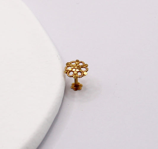 Floral Stud | 14carat