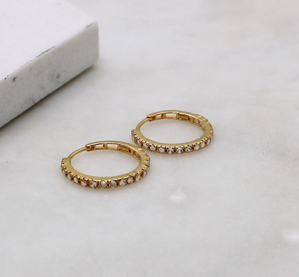Sparkly Hoops