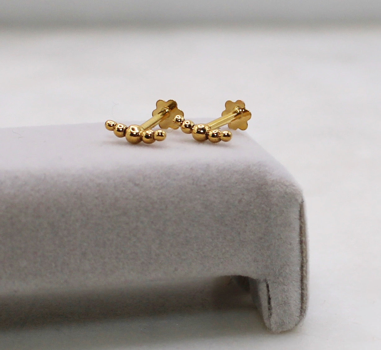 6.5mm Mini Croissant Studs