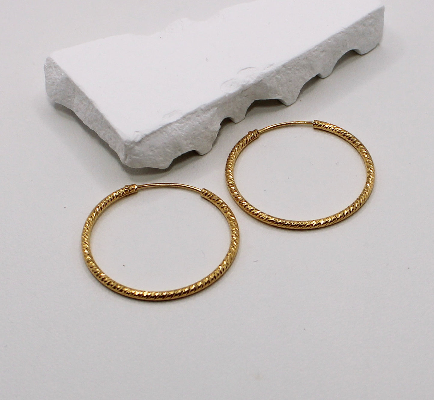 22carat Dainty and Sparkly Hoops