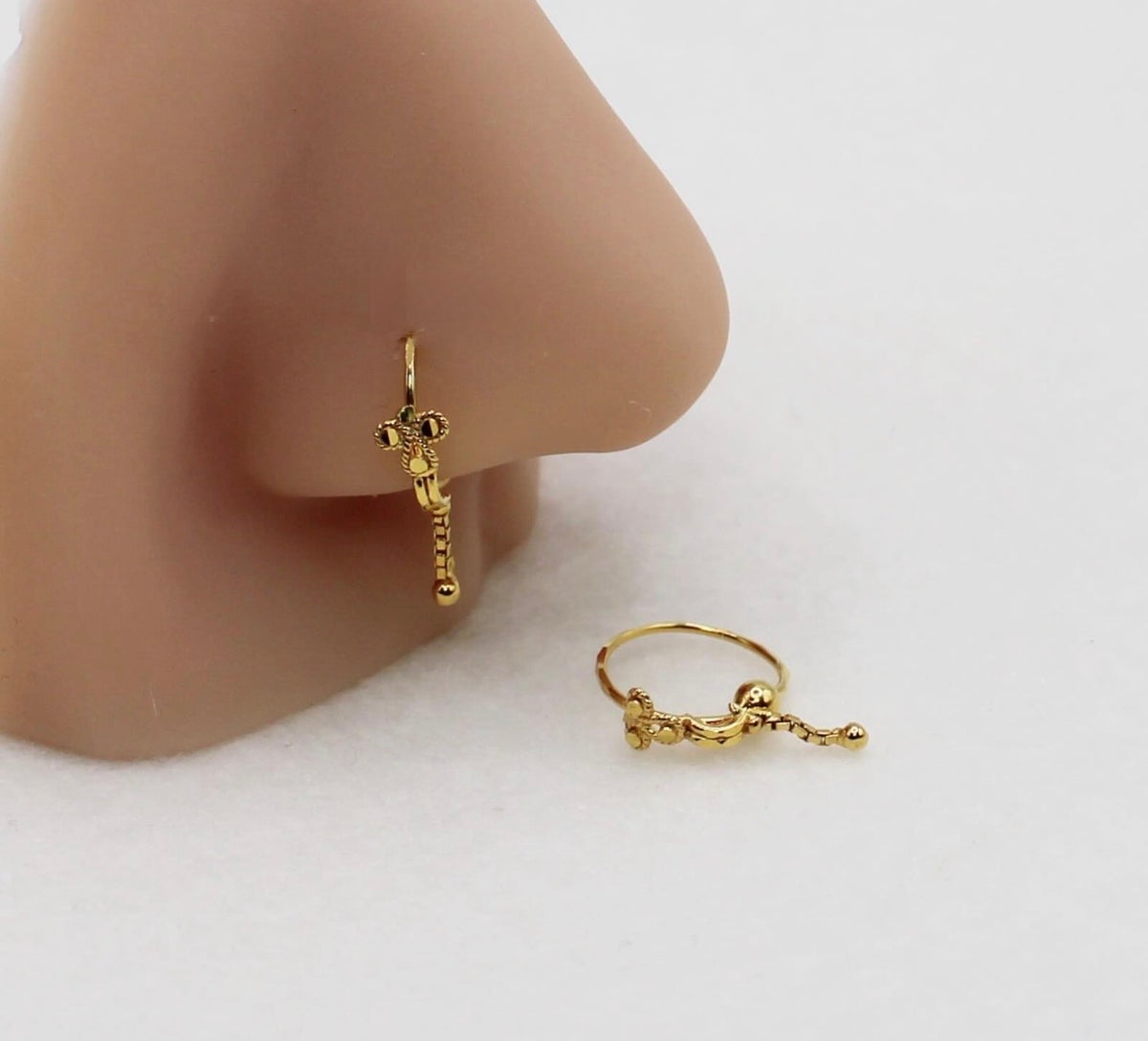 Chain Drop Hoop | 9.5mm
