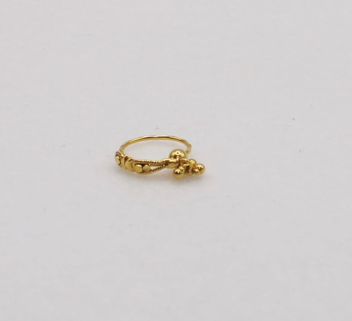 Detailed 3-ball Hoop | 9mm