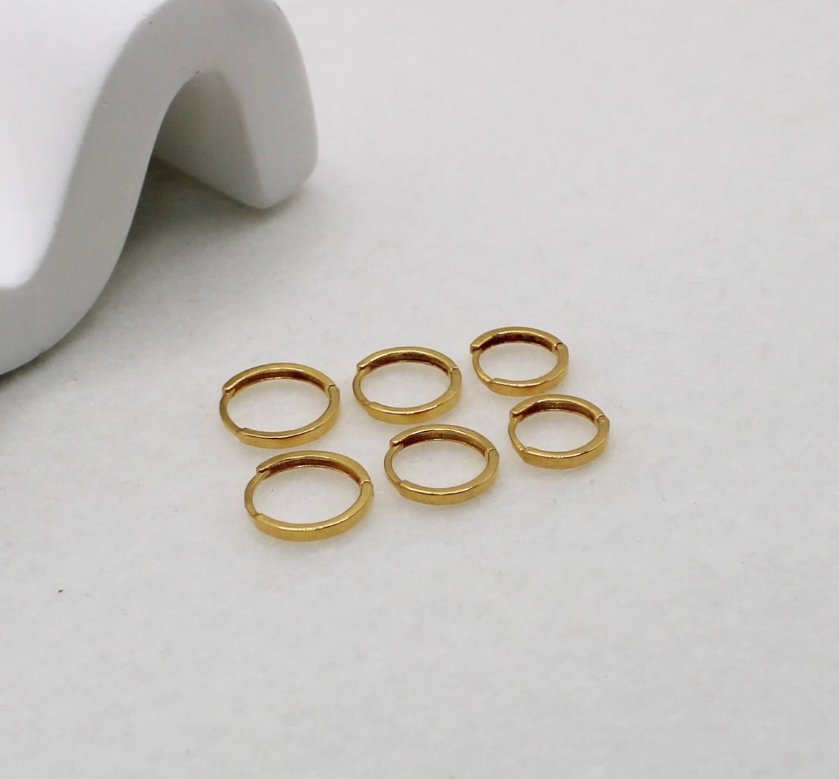 Dainty Click On Hoops | 18carat