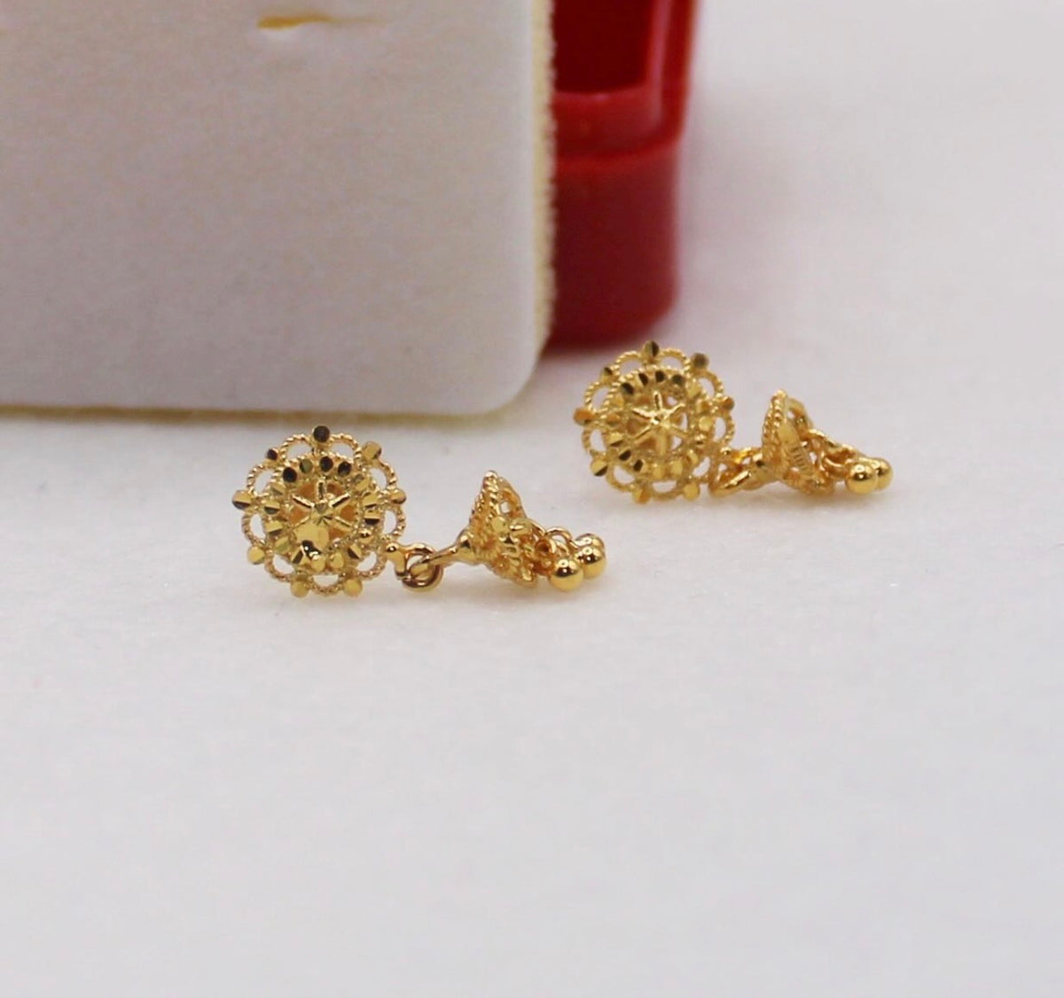 Super Mini Jhumka Studs | 18carat