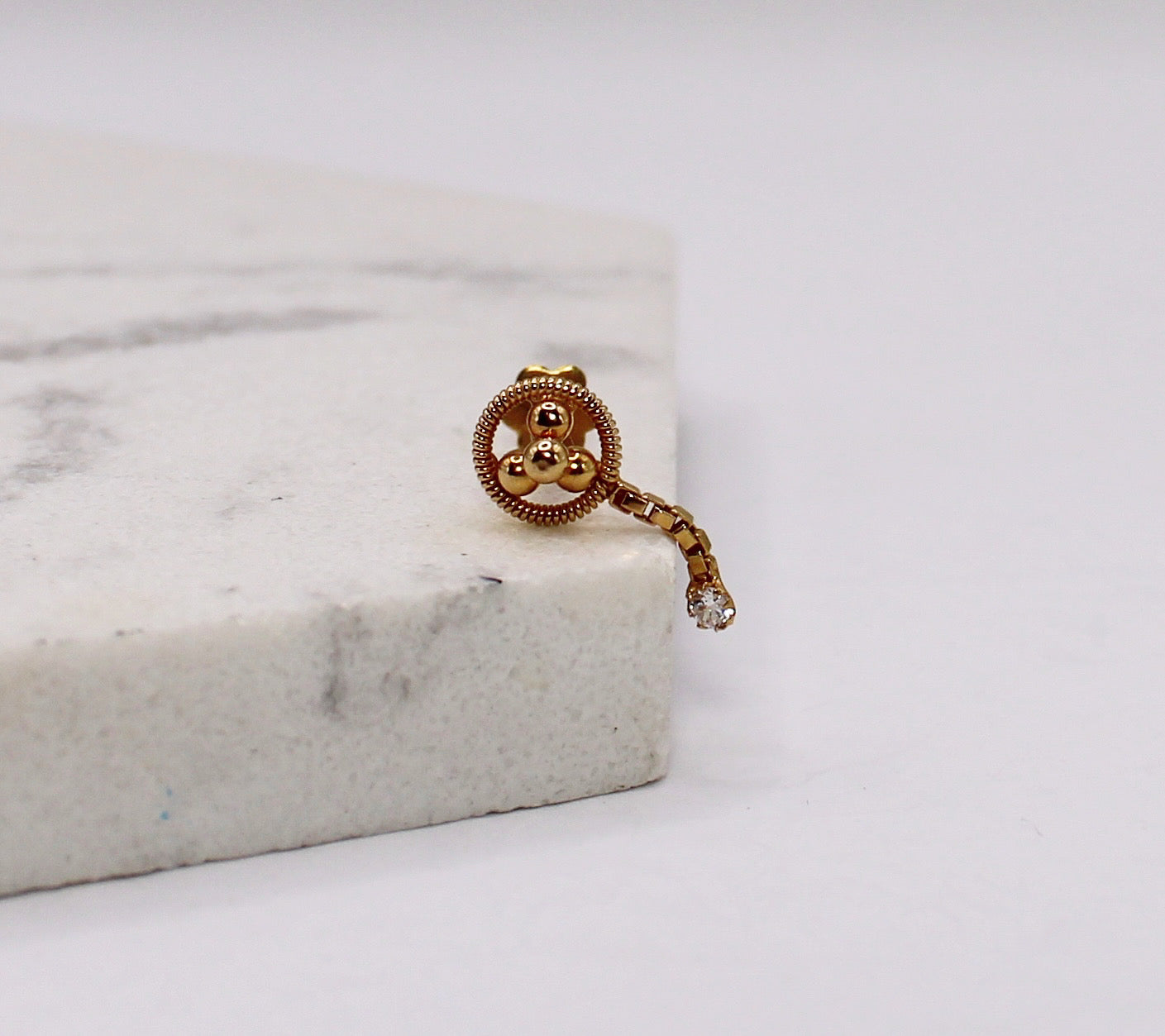 Round Chain Stud