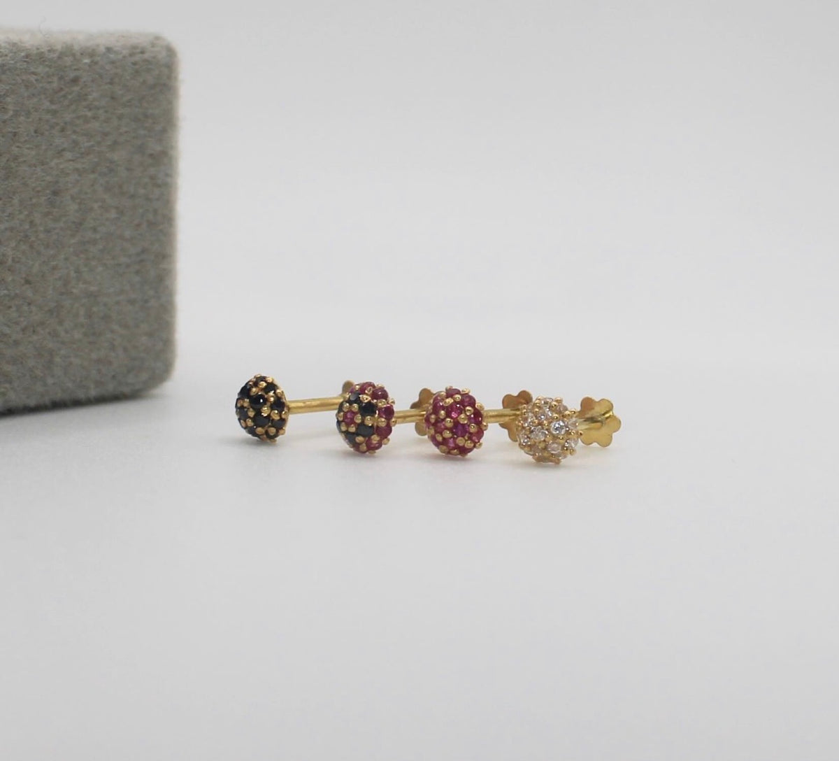 Sparkly Mini Dome Stud