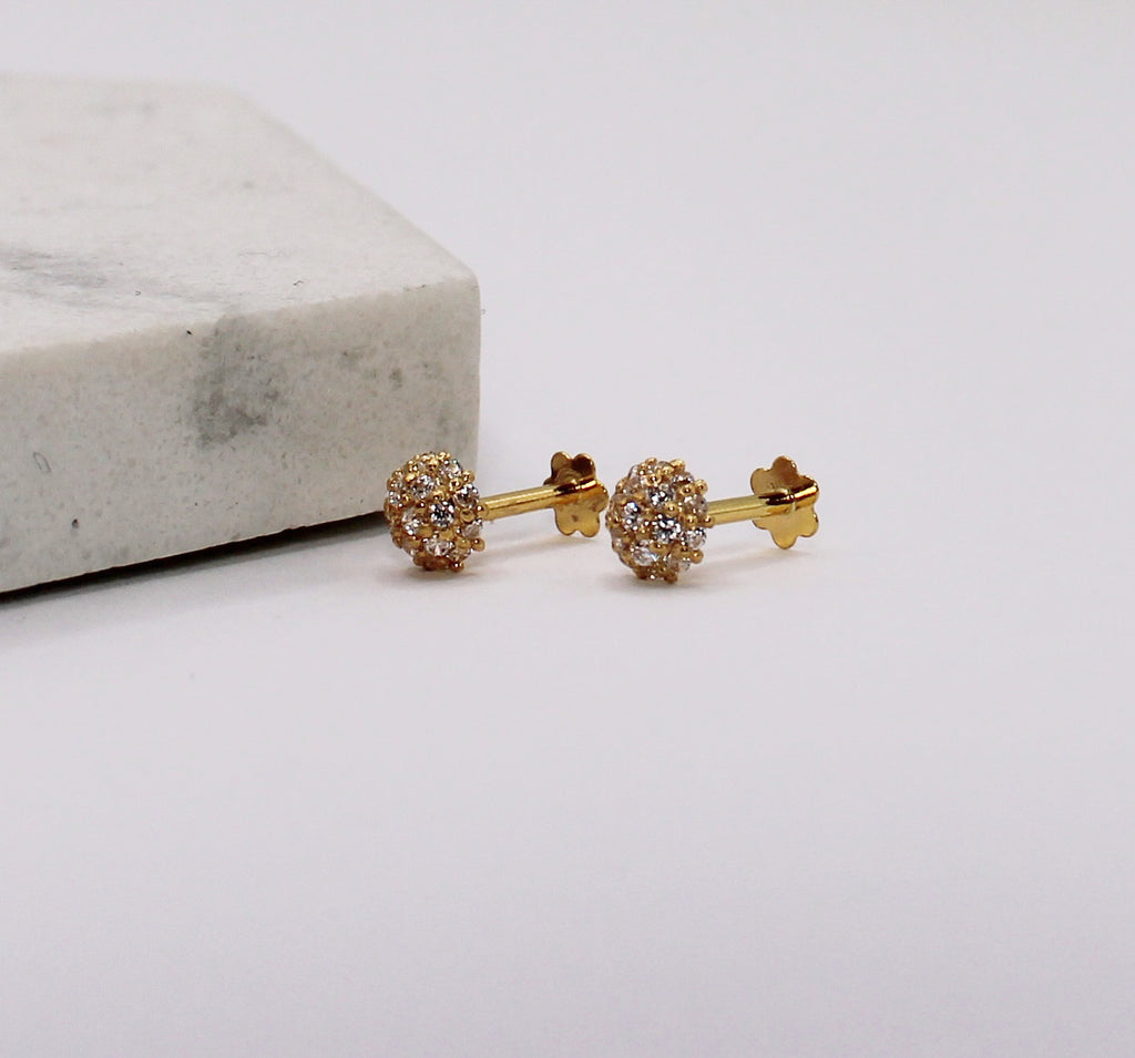 Sparkly Mini Dome Studs