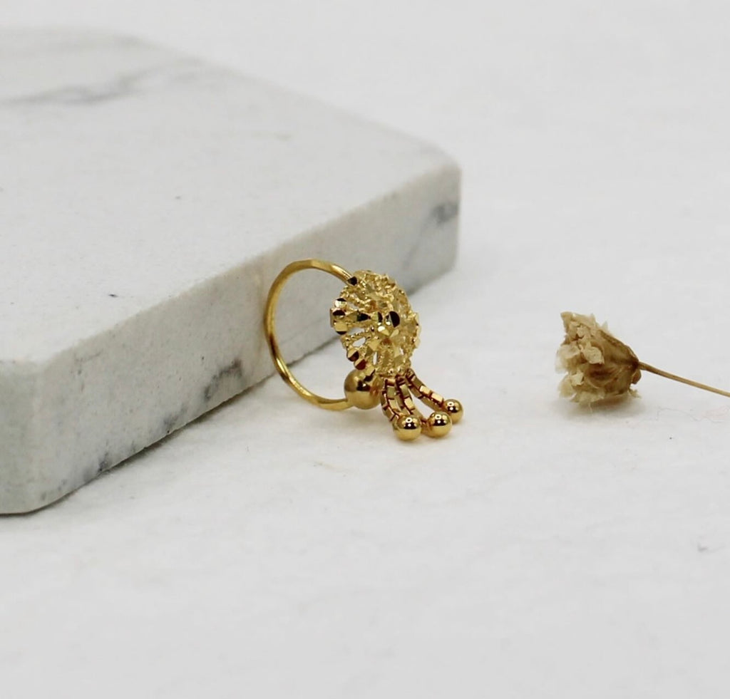 Hexagon detailed Hoop