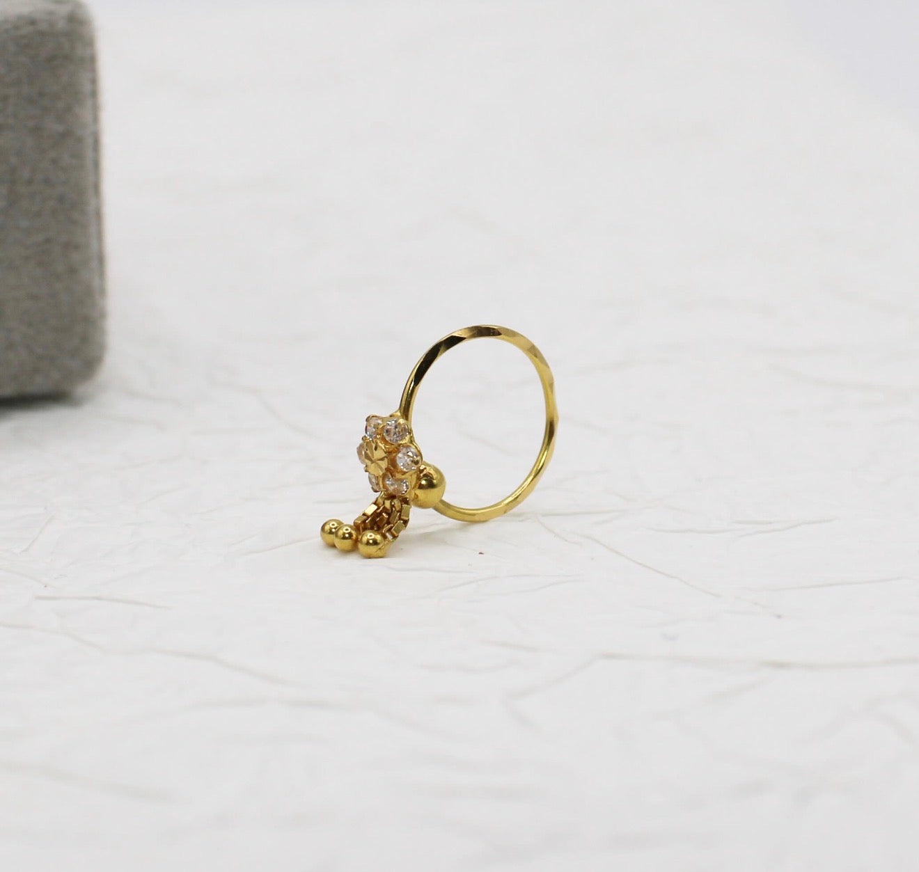 Dangly Flower Hoop