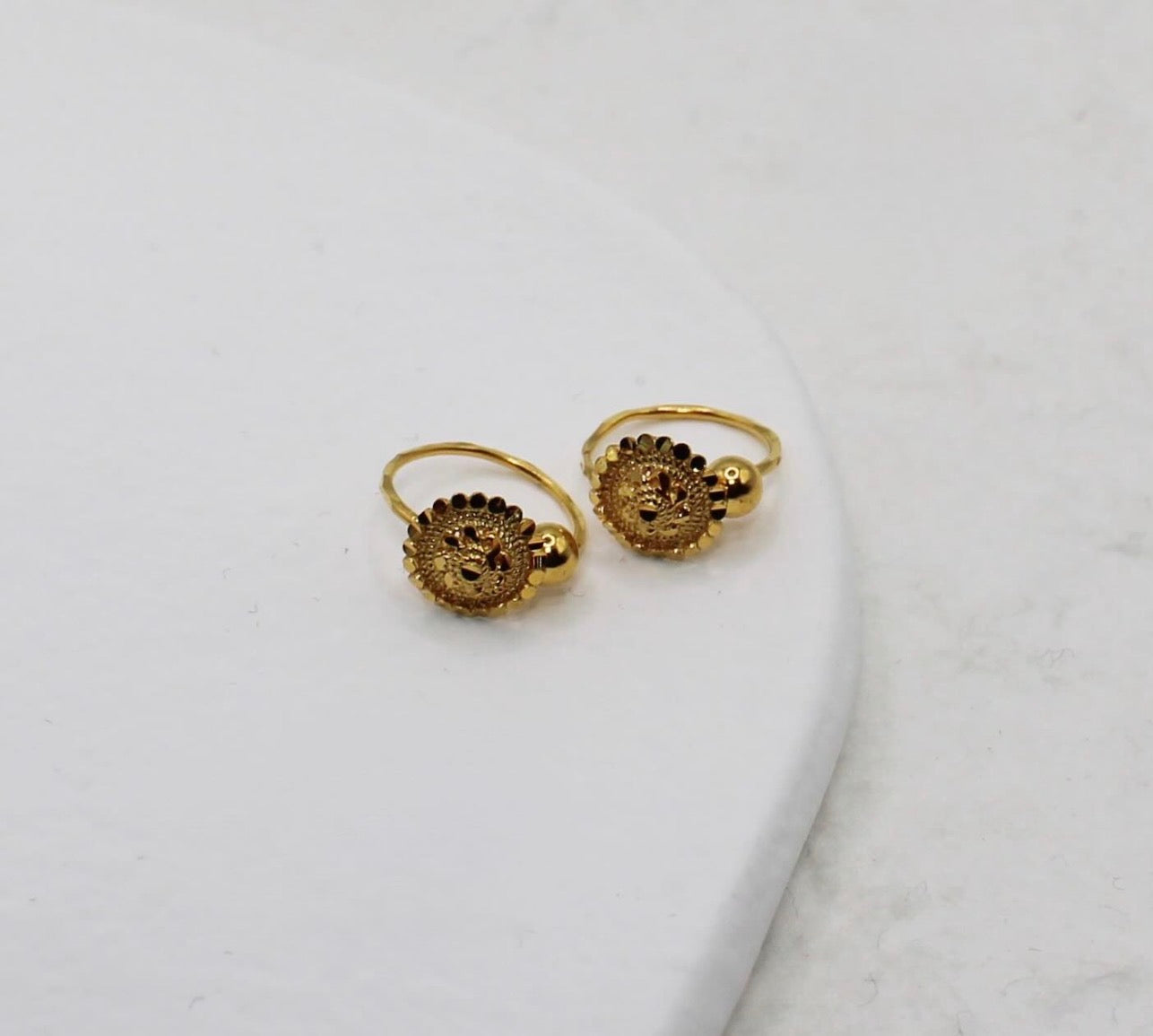 Small Halo Huggies | 9mm