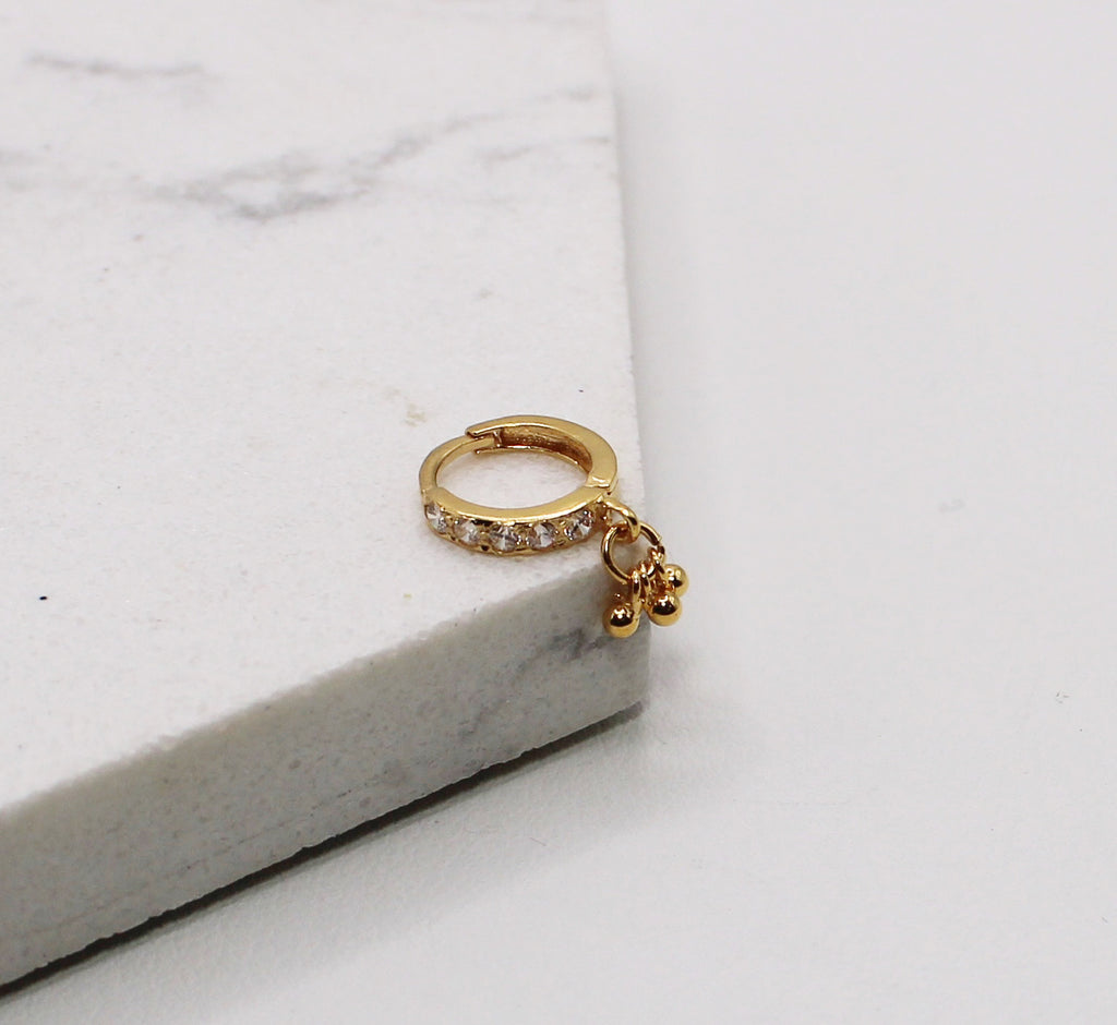 Clean Finish Dangly Hoop | 6.3mm