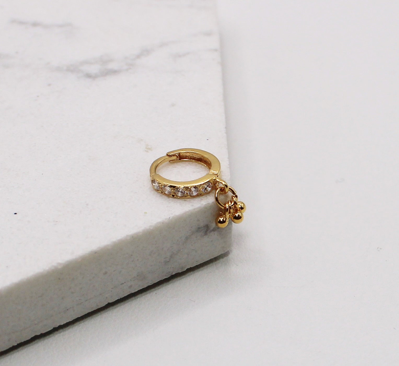 Clean Finish Dangly Hoop | 6.3mm