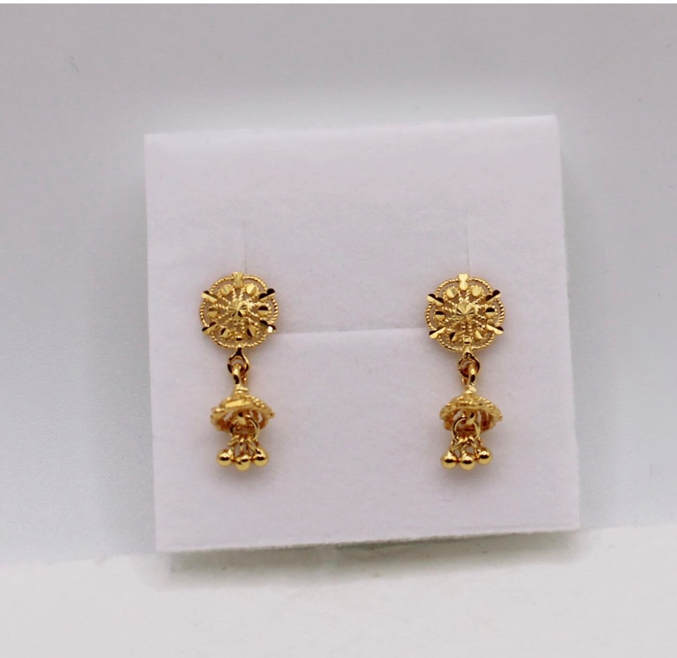 Super-mini Floral Jumkha Studs