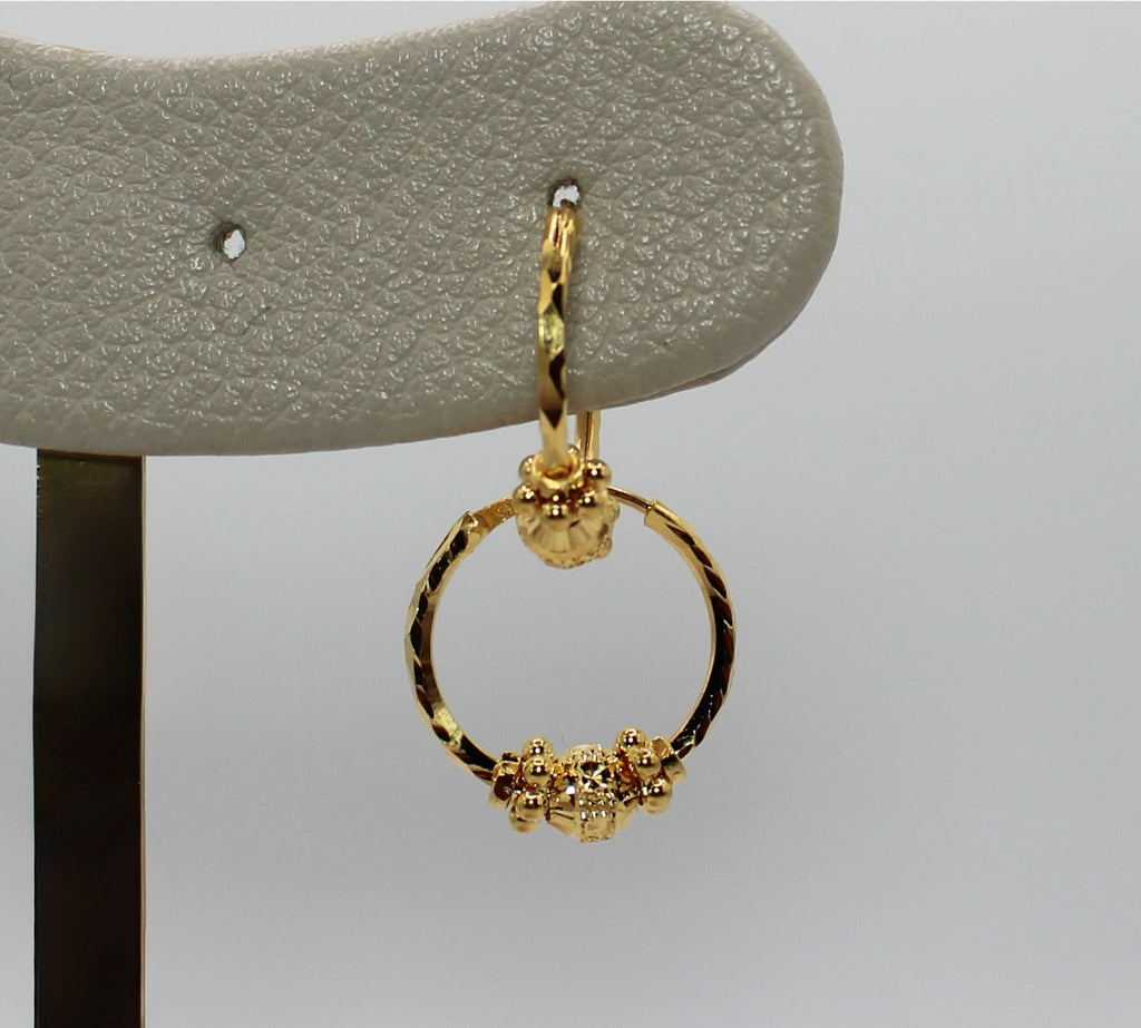 Halo Hoop Earrings | 22carat